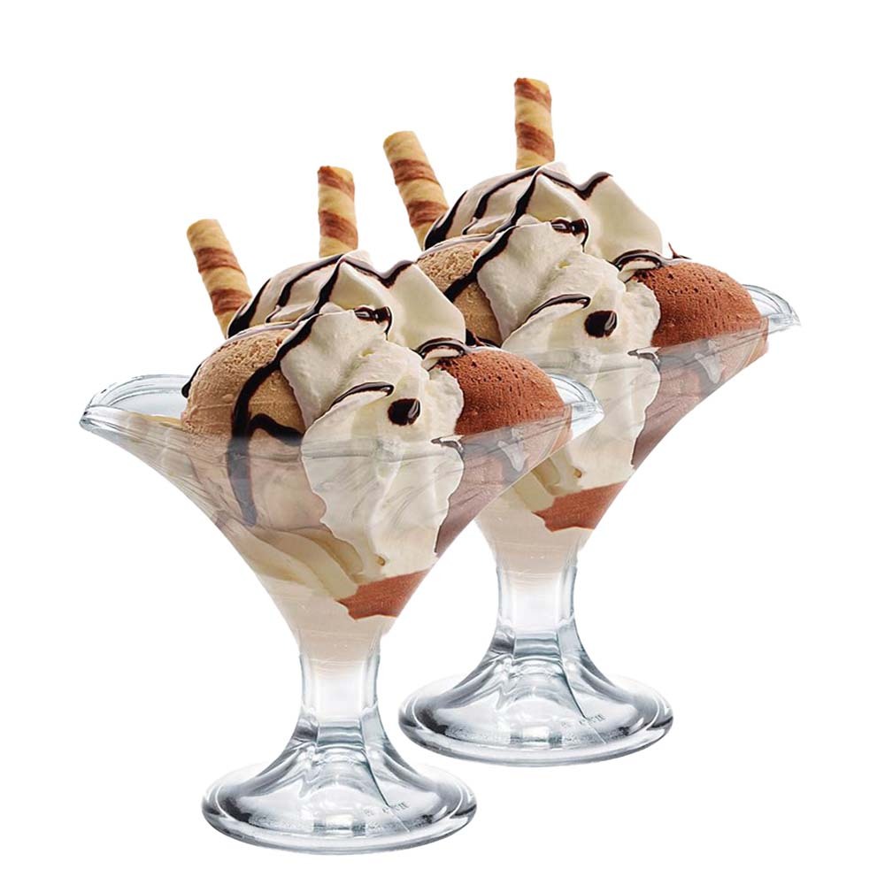 Taça de Vidro Deliss M, Taça de Sobremesa 2pcs, 280ml - Ruvolo em Oferta na Shopee