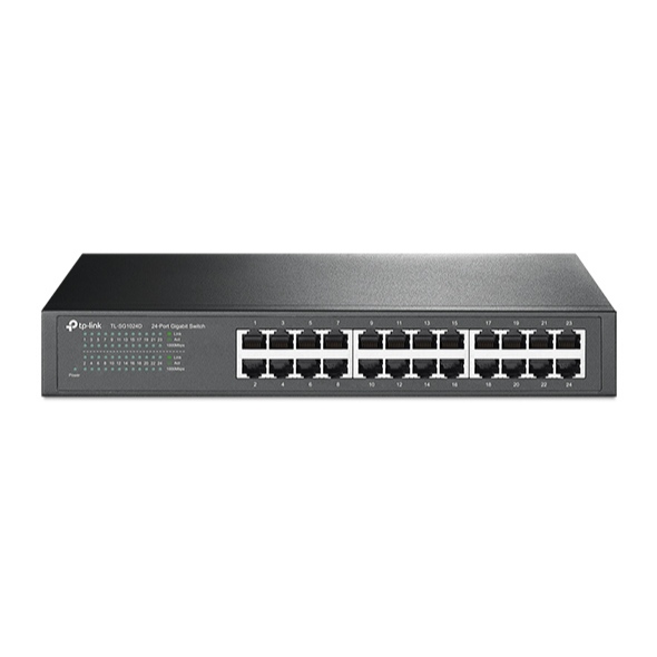 Switch TP-Link TL-SG1024D 24 Portas Gigabit 10/100/1000Mbps Rackmount – Alta Performance de Rede