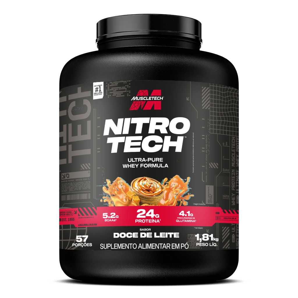 Whey Protein Ultra Pure Muscle Tech 4lb 100% Puro Nitro Tech