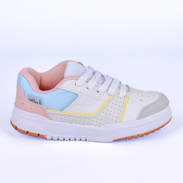 Tênis Infantil Menina Kidy K360 Streetwear Estilo Colorido Casual Confortável Moderno Moda Escolar em Oferta na Shopee