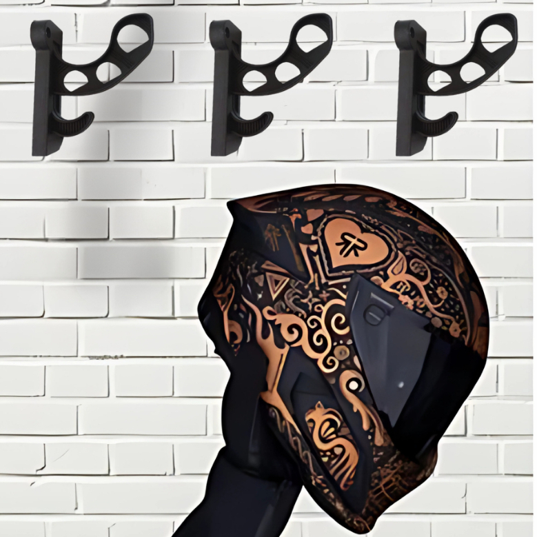 Kit 3 Suportes de Capacete Reforçado Ideal para Qualquer Ambiente em Oferta na Shopee