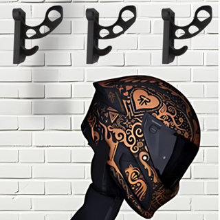 Kit 3 Suportes de Capacete Reforçado Ideal para Qualquer Ambiente em Oferta na Shopee