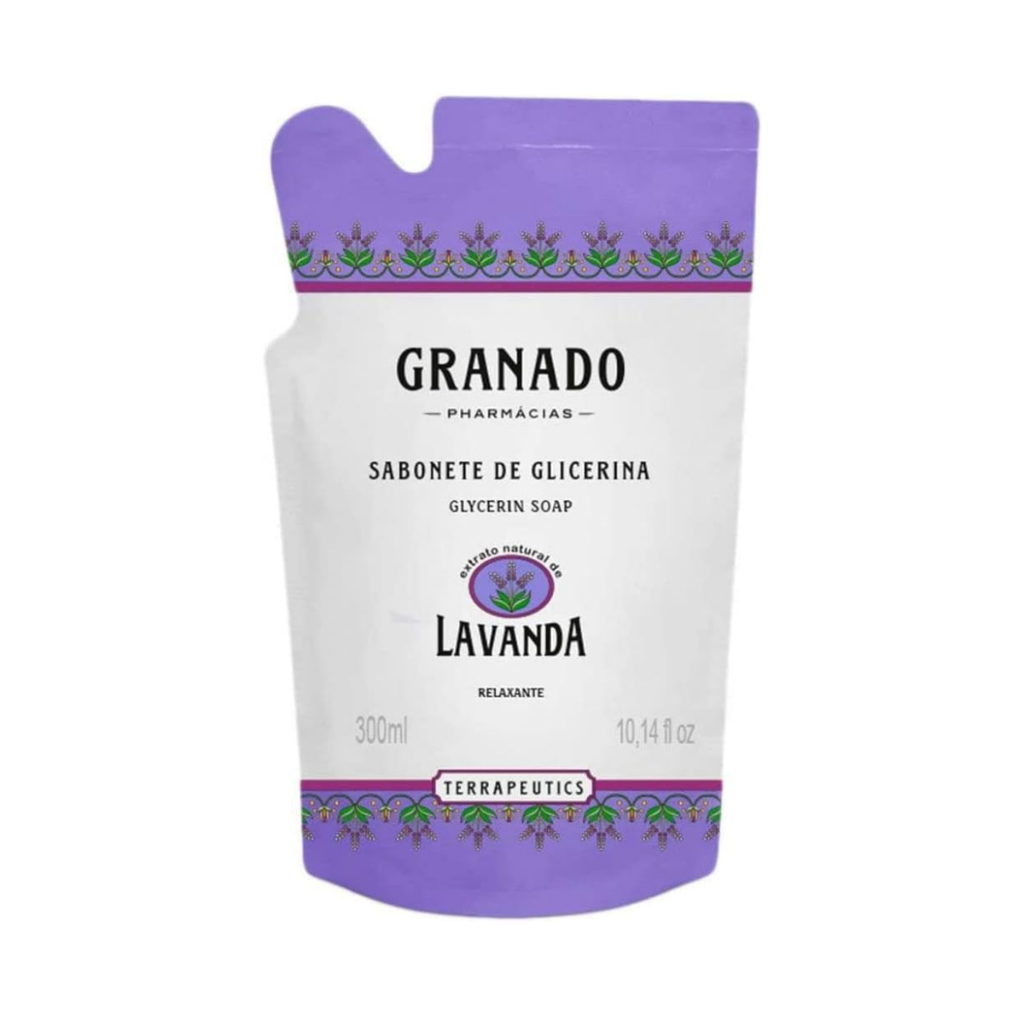 Sabonete Líquido Granado Terrapeutics Lavanda Refil Com 300ml