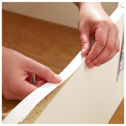 Fita de Borda 75mm Branca MDF PVC Acabamento para Móveis TX em Oferta na Shopee