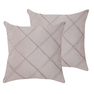 Kit Com 2 Almofadas Cheias 60x60cm Almofadão Suede Drapeada X em Oferta na Shopee