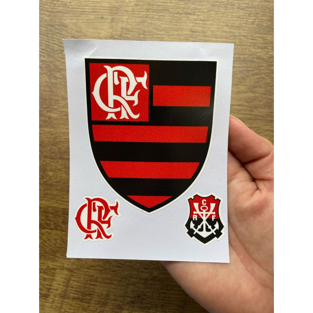 Kit c/ 3 Adesivo Vinil Impermeavel flameng0 para Carro/Moto em Oferta na Shopee