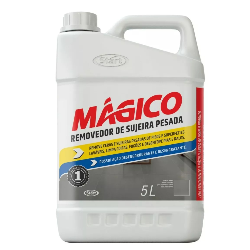 Removedor de Sujeira Pesada Cera Mágico 5 L Start em Oferta na Shopee