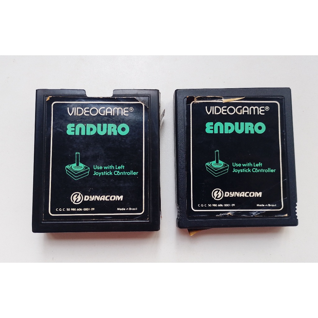Enduro - Dynacom - Compatível com Atari 2600 - Funcionando - Usado