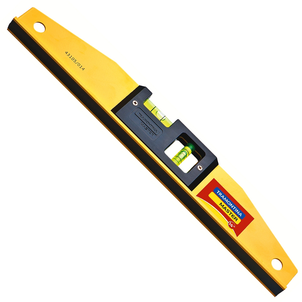 Nível 35cm Tramontina Master de Alumínio 2 Bolhas Magnético 43105/014 em Oferta na Shopee