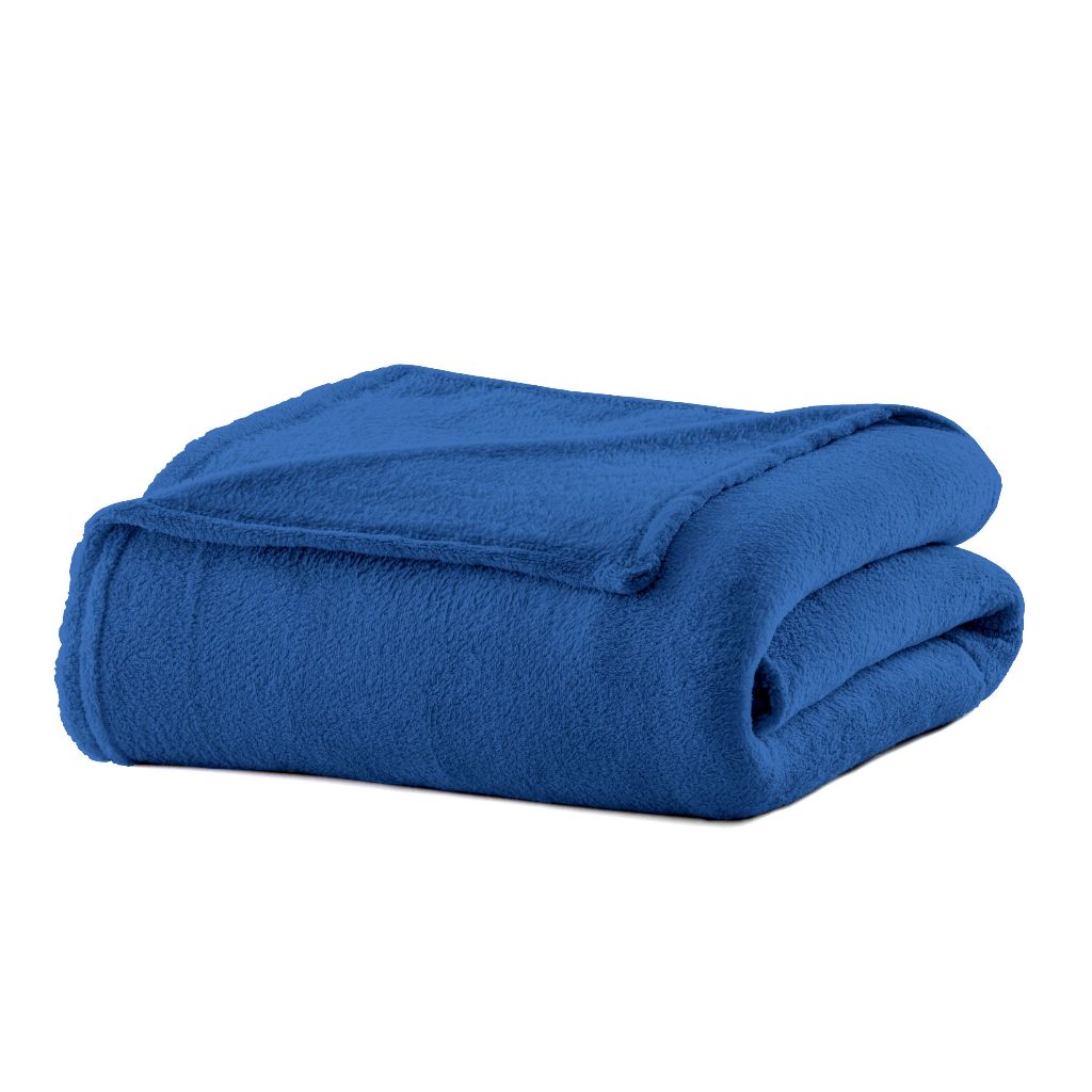 Manta Casal Cobertor Solteiro ou Queen Microfibra Liso 150g/m² +10 Cores - Camesa · foto 2