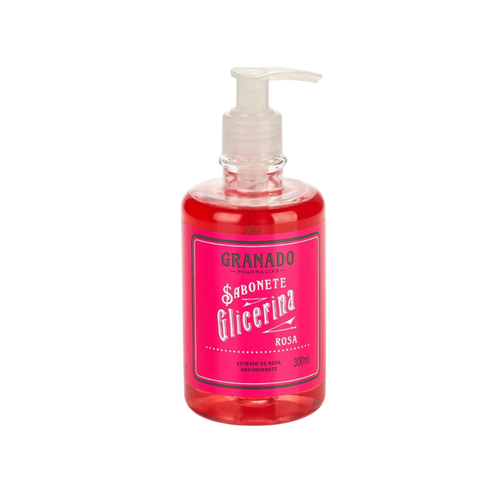 Sabonete Líquido Granado Glicerina Rosa 300ml