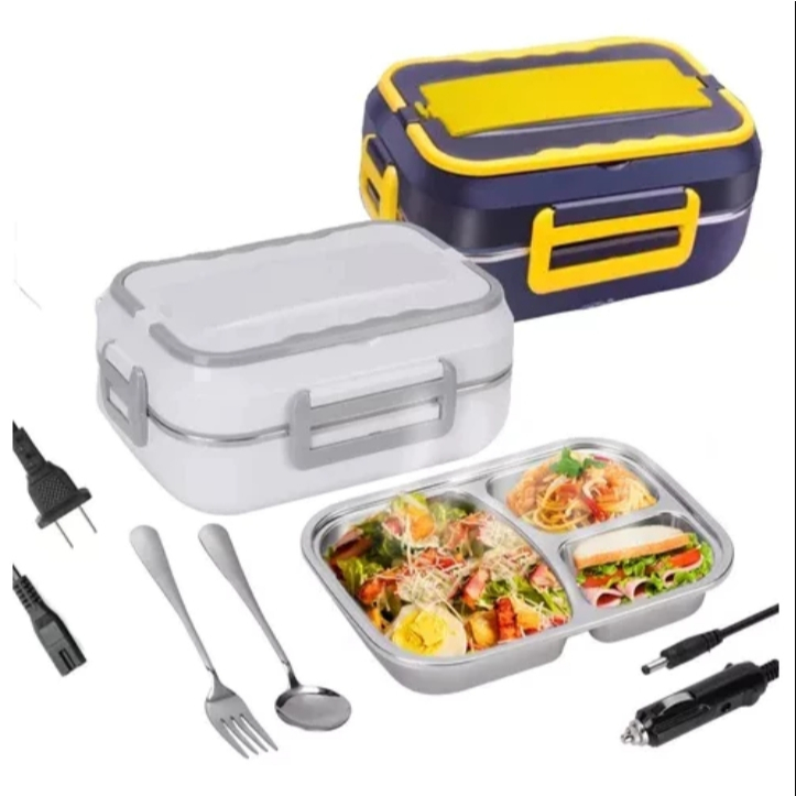Marmita Termica Elétrica Portátil Casa Carro Aquecedor de Comida Portátil, Lancheira Aquecida BIVOLT em Oferta na Shopee