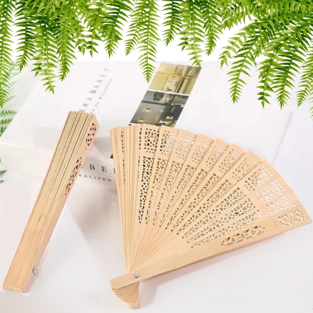 Leque Bambu Oriental Lembrancinha Festa Casamento Noiva
