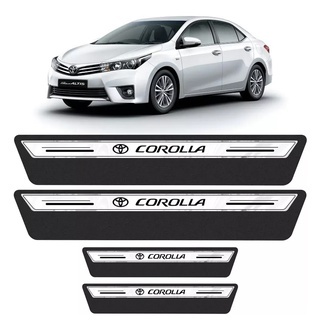 Soleira Platinum Adaptável Corolla 2015 2016 2017 2018 Prata lançamento