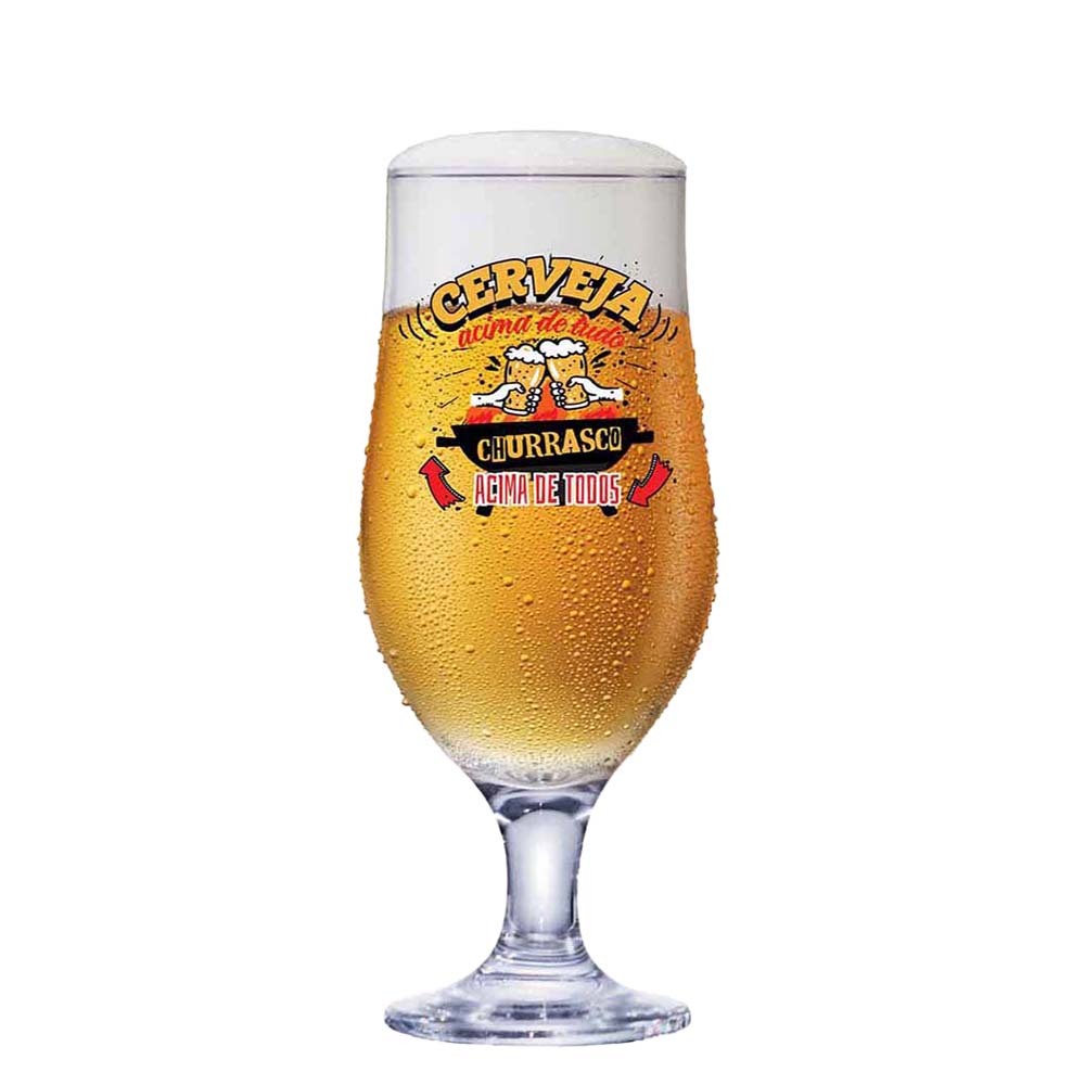 Taça de Vidro Royal Beer Estampa Acima de Tudo Para Cerveja 340ml - Ruvolo em Oferta na Shopee