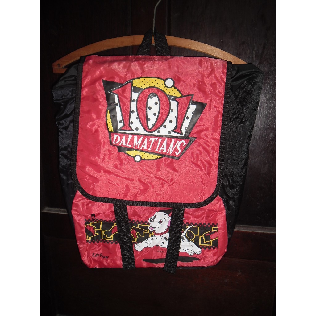 Antiga Mochila Garrafa Squeeze Canudinho 101 Dalmatas