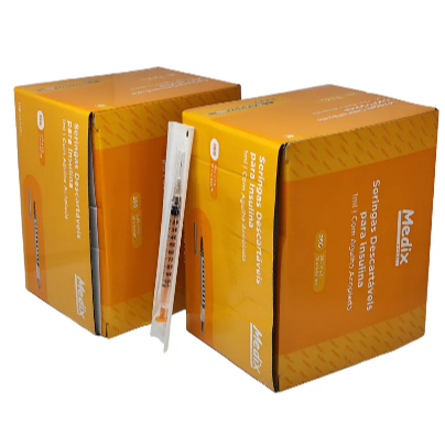 Seringa 1ml C/agulha 13x0,45 Insulina Kit Com 200 Unidades em Oferta na Shopee