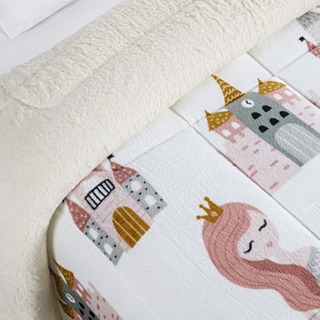 Coberdrom Edredom Everest Solteiro Manta Sherpa Lã Carneiro Muito Quentinho 1 Peça MULTI CORES KIDS em Oferta na Shopee