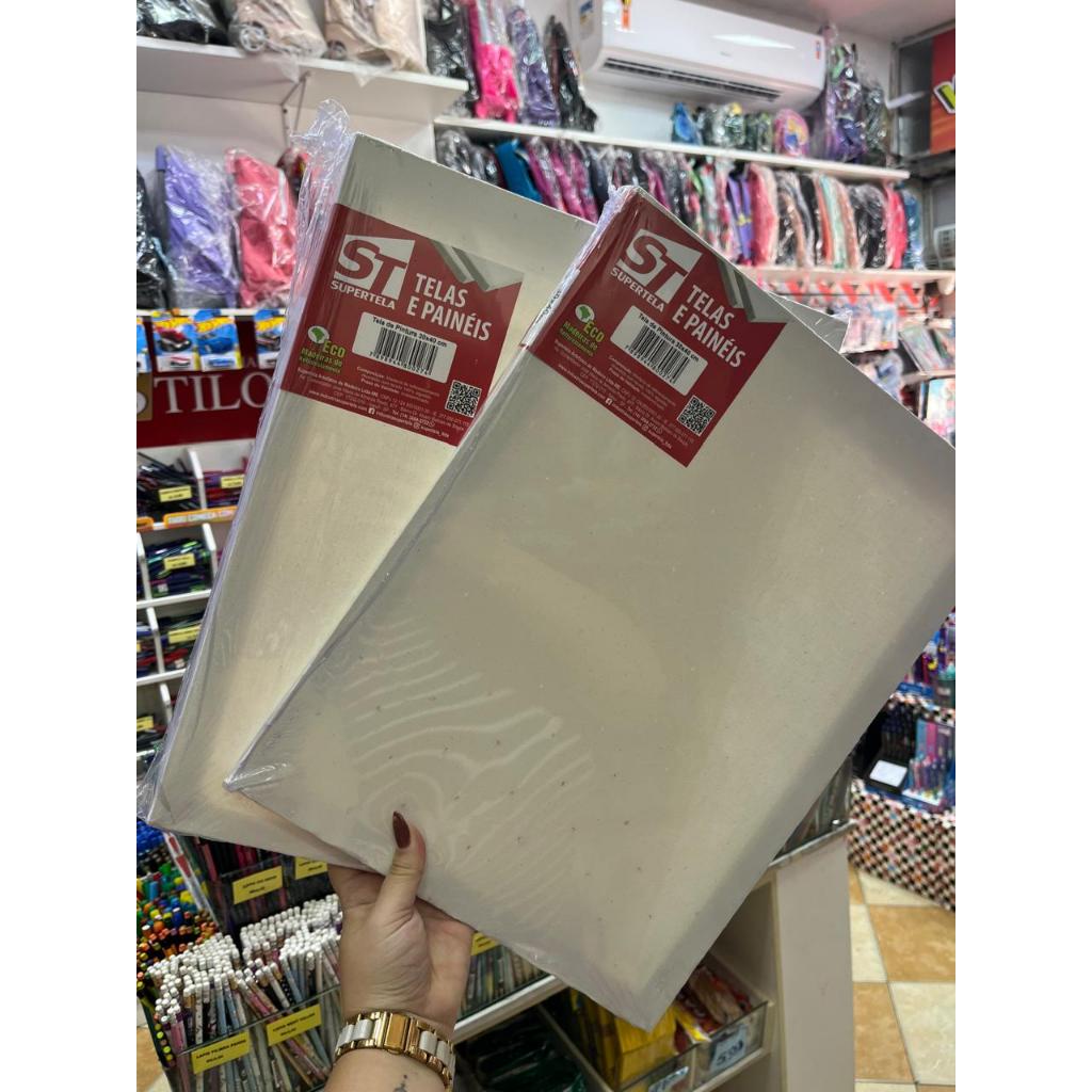 KIT 2 UNIDADES DE  TELAS 30X40 SUPER TELA