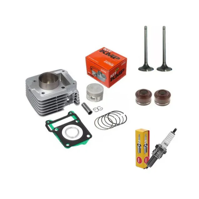 Kit Cilindro Motor Kmp Valvulas Yamaha Factor 125 2000 A 2016