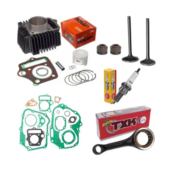 Kit Cilindro Kmp Biela Junta Valvulas Pop 100 2007 A 2015