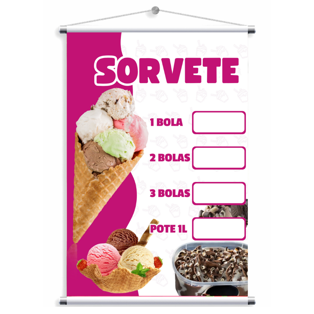 BANNER SORVETE DE MASSA COPÃO SORVETERIA (BAN 74)