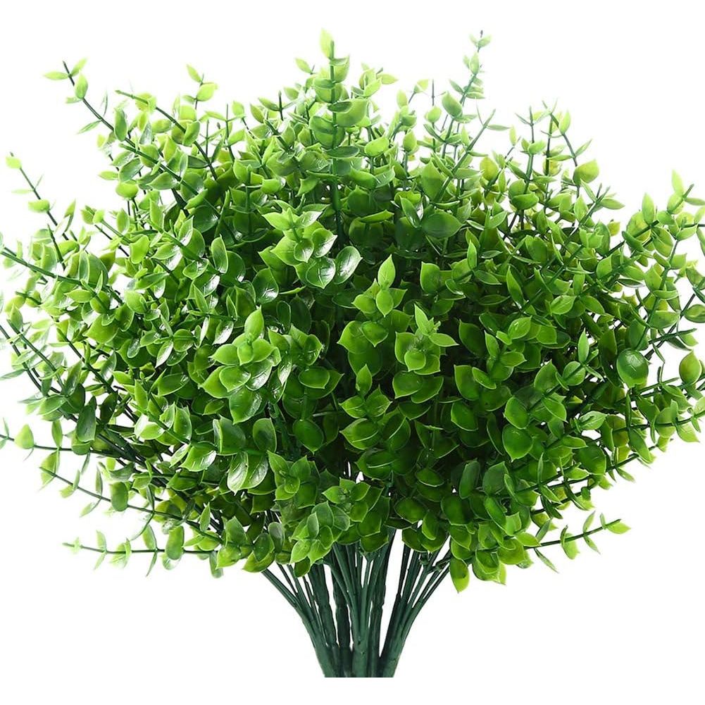 5 Pick De Eucalipto Com 5 Ramos Planta Realista