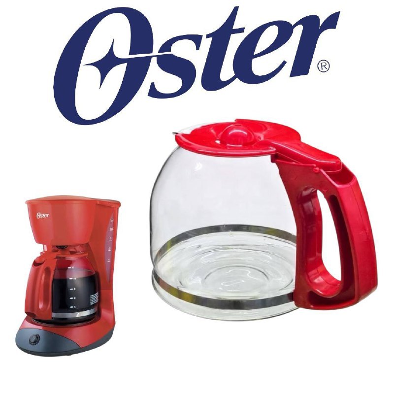 OSTER 36 cafes -Jarra Copo Cafeteira  3302 / 3303 / 4401/ 4400  Red Cuisine Bvstdcdw12r- VERMELHO