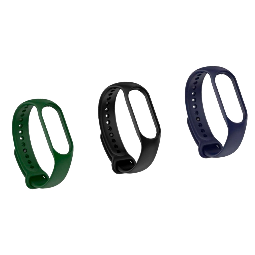 Kit 3 Pulseiras Relogio Inteligente Smartband Smartwatch Silicone 25cm Ajuste 17cm -22cm 3 Cores