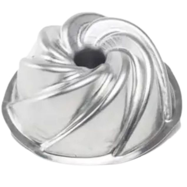 FORMA BOLO VULCÃO ALUMÍNIO COM TUBO 17x8 - ESTAMPARIA LESTE em Oferta na Shopee