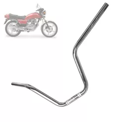 Guidão Modelo Original Aço Pro Tork Cromado e Preto Moto CB 400 Il 1982 1983 1984 1985