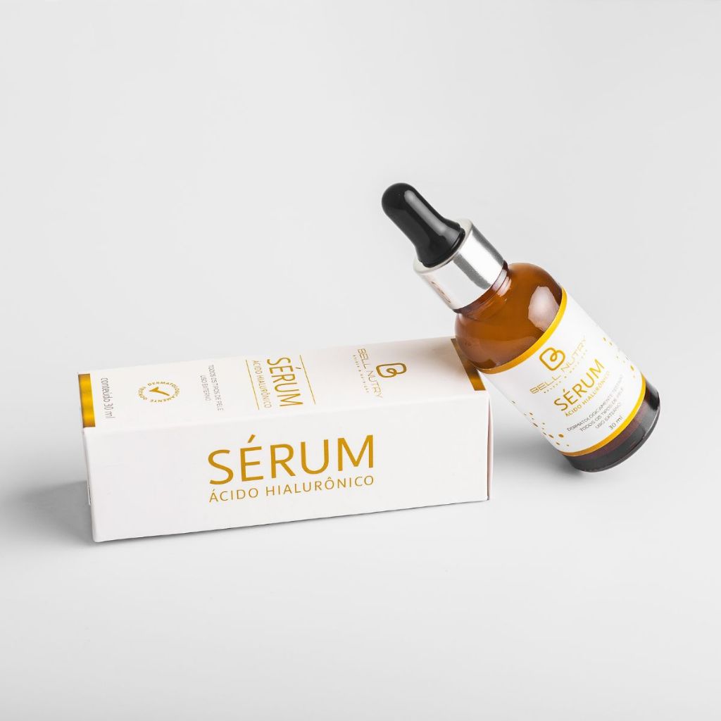 Sérum Facial com Ácido Hialurônico 30ml Hidratação Profunda e Duradoura - Bell Nutry