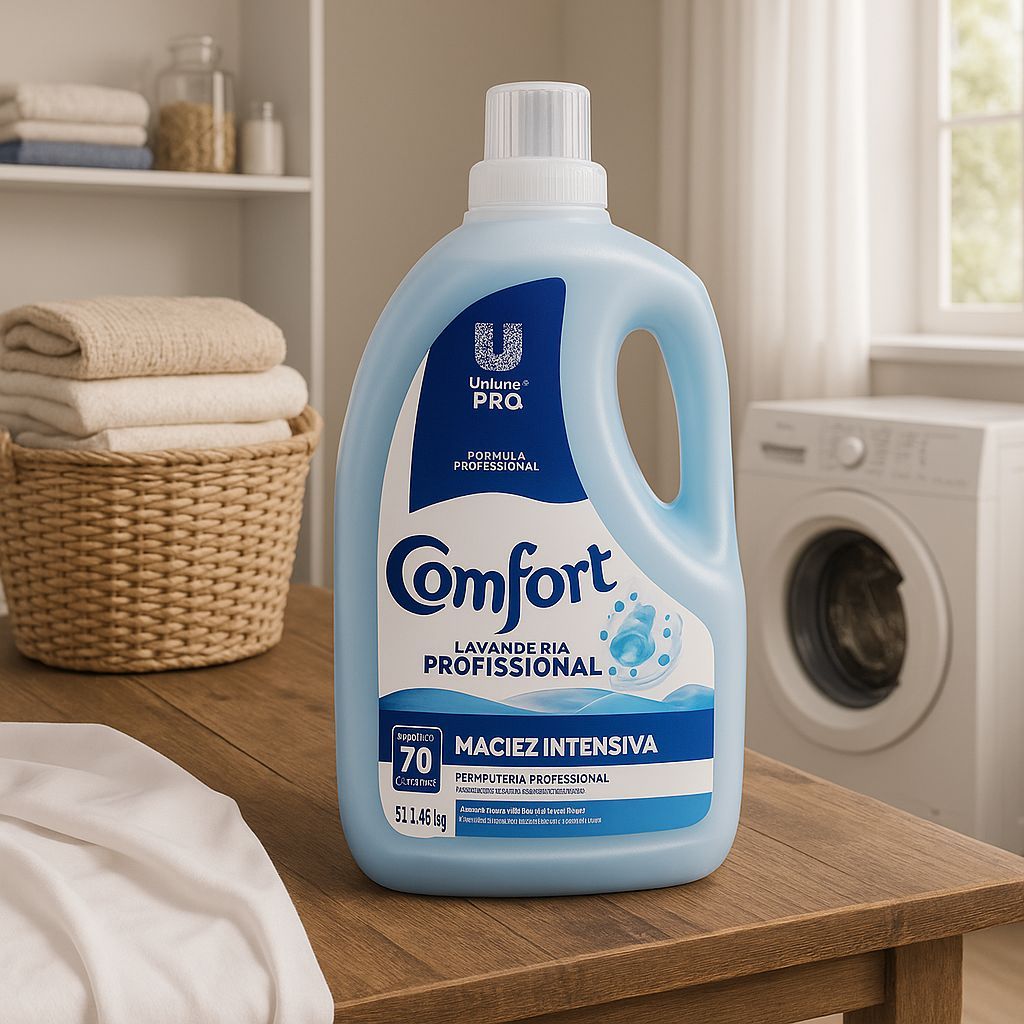 Amaciante Comfort Lavanderia Profissional – 5L / 4,8kg