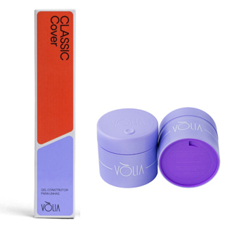 Gel Volia Classic Cover + Pote Eco Alta Viscosidade Gel Construtor para Unhas Autonivelante Ideal para Alongamento em Oferta na Shopee