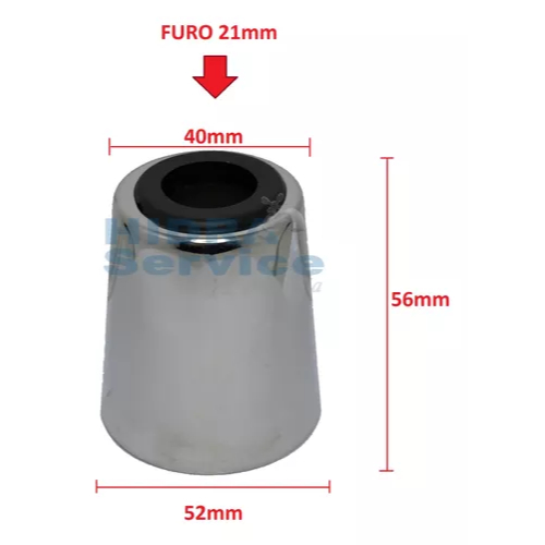 Canopla Acabamento Em Metal P/ Pex Com Anel  Peça em Oferta na Shopee