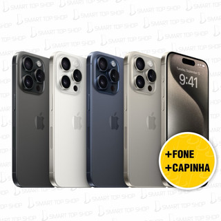 Celular iPhone 15, 15 Pro e Pro Max 128gb e 256gb 5g ORIGINAL + NF (VITRINE)
