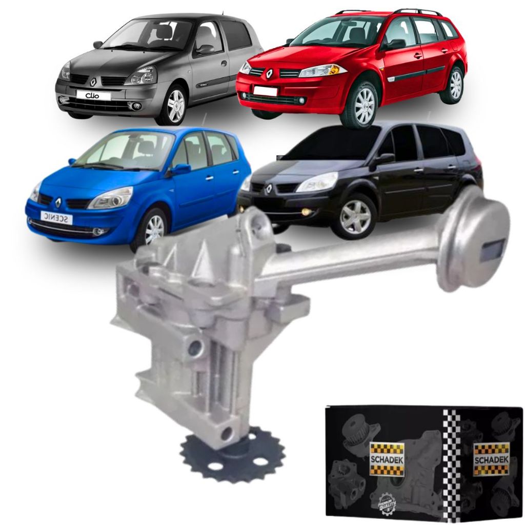 Bomba Óleo Motor Clio Megane Scenic 1.6 16v em Oferta na Shopee