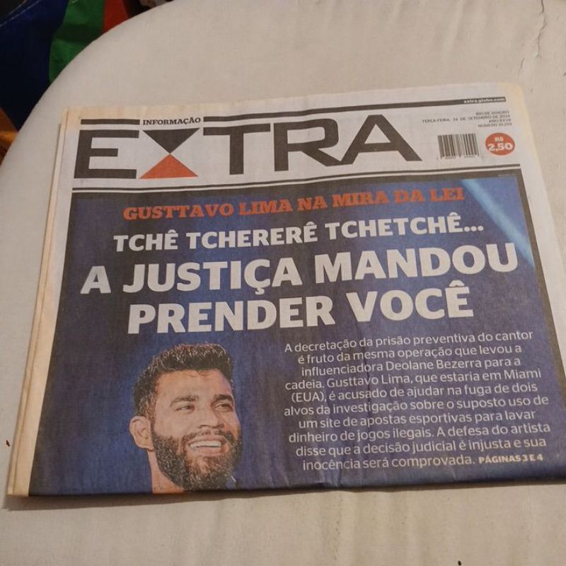 jornal extra Gusttavo Lima deolane Luciana vendramini Letícia Colin Rock in Rio Mariah Carey né yo Shawn Mendes Sting