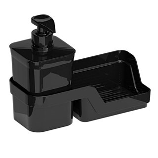 KIT PIA COM PORTA DETERGENTE E PORTA ESPONJA em Oferta na Shopee