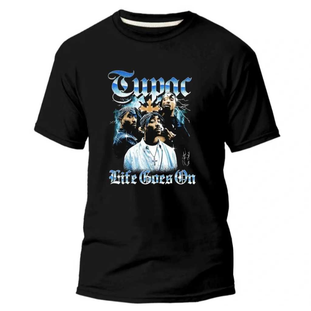 Camiseta Masculina 2pac Dead Tupac Shakur Thug Life Hip Hop 2pac Gangsta Rap