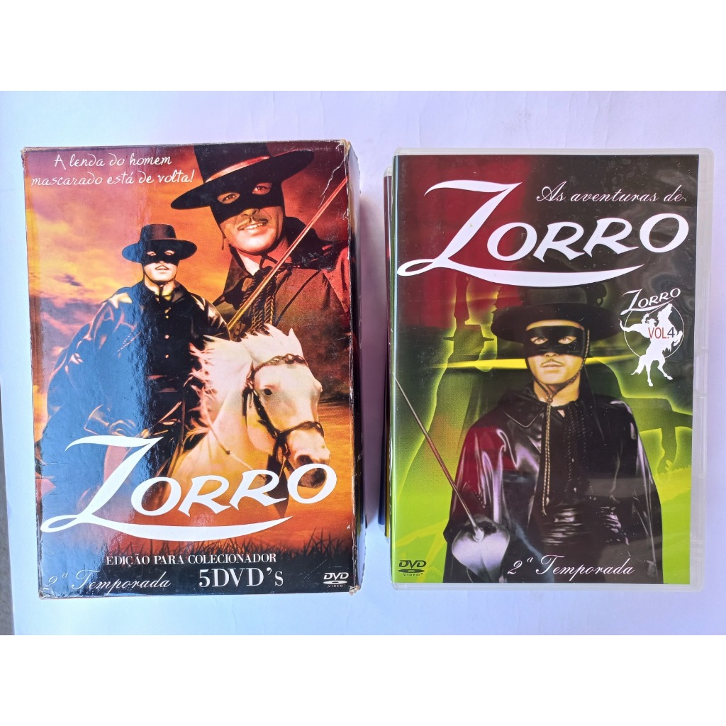DVD: Série Zorro - 2° Temporada Completa - 5 Discos