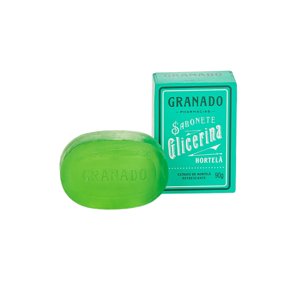 Sabonete Em Barra Granado Glicerina Hortelã 90g - Beauty
