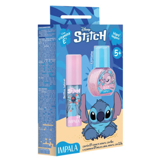 Esmalte Infantil Lilo e Stitch Angel e Brilho Labial com Glitter da Impala Kids Presente de Festa em Oferta na Shopee