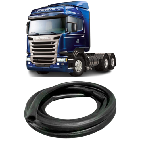 Borracha Porta Scania Ntg Externa Fixa Porta Adesivada S6 S7