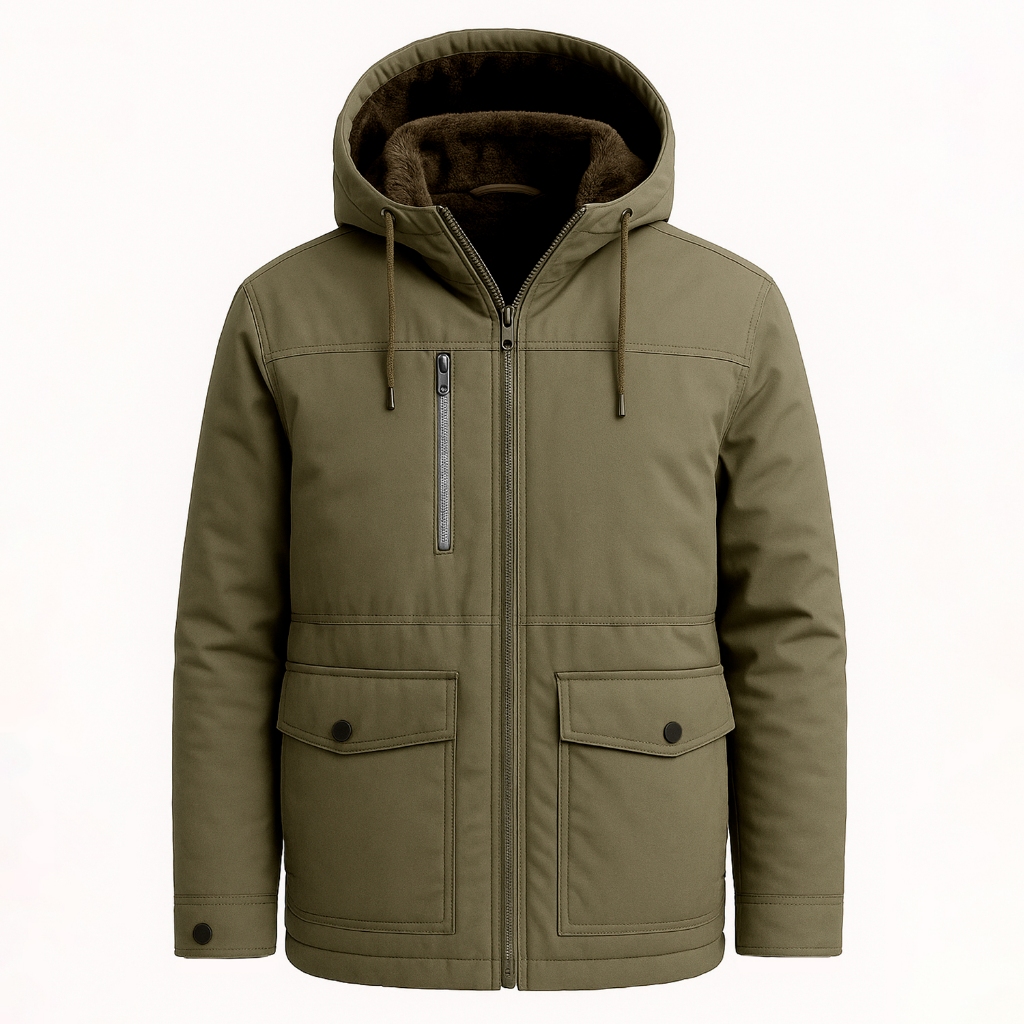 Casaco Masculino Impermeável Sobretudo Sarja