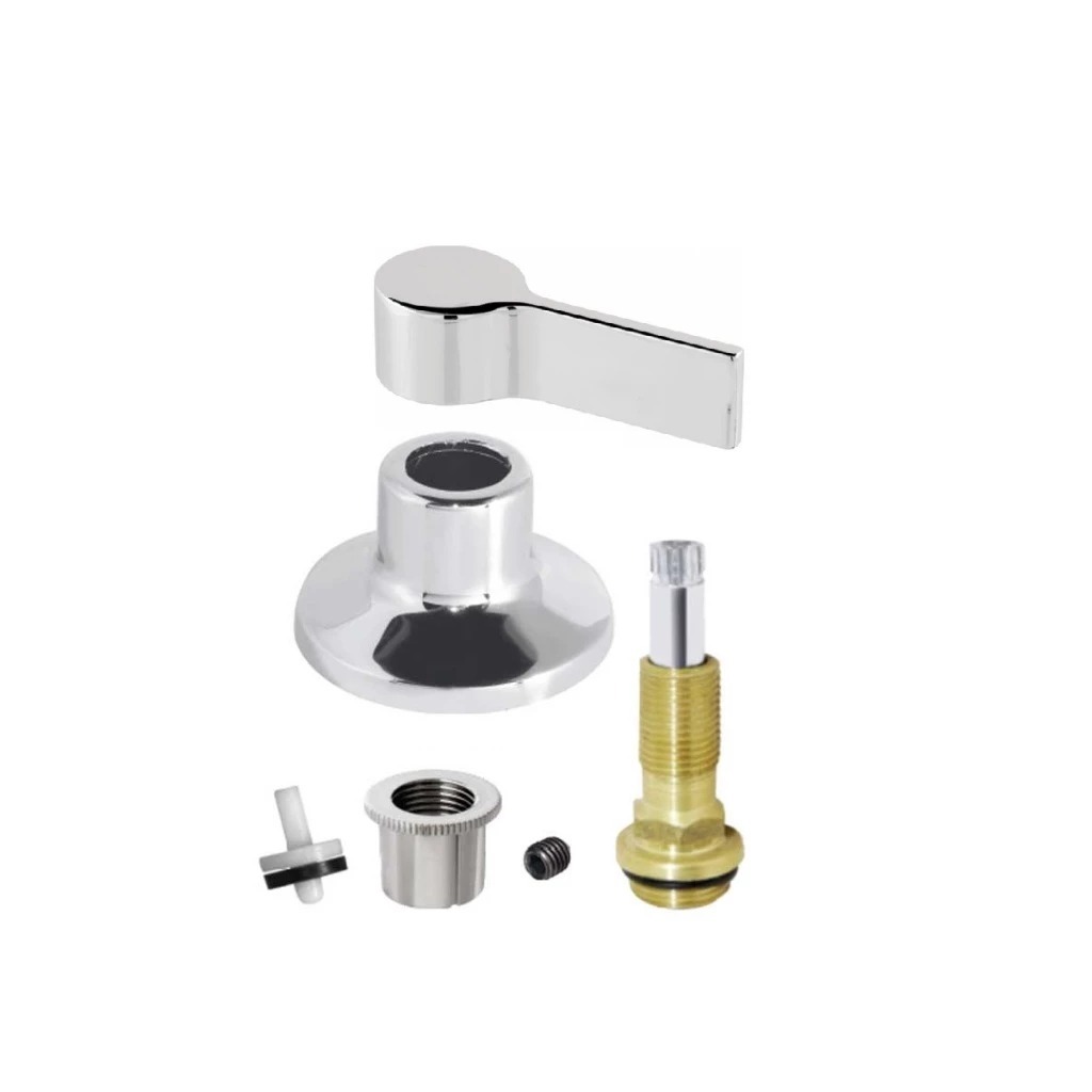 Acabamento Para Registro Banheiro ABS Padrao Deca 1/2 3/4 1' + Reparo Cabeçote Registro Pressão