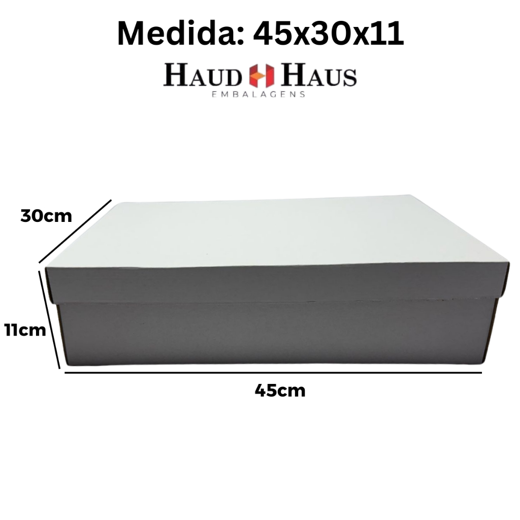 5 Caixas de Papelão 45x30x11 Para Calçados / Botas/ Jogos americanos - A melhor qualidade! em Oferta na Shopee