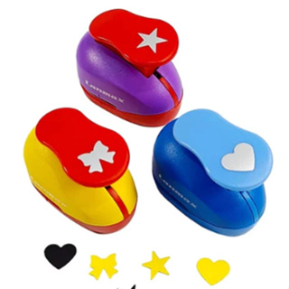 Kit 3 Cortador Perfurador Furador De Papel e E.V.A - 16mm - 1,6cm - ESTRELA - CORAÇÃO - LAÇO em Oferta na Shopee