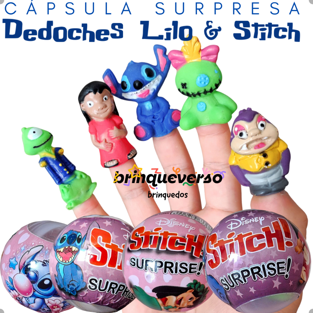15/40 Un Lembrancinha Lilo Stitch. Cápsula Surpresa, Ideal para Lembrancinhas De Festas Aniversário