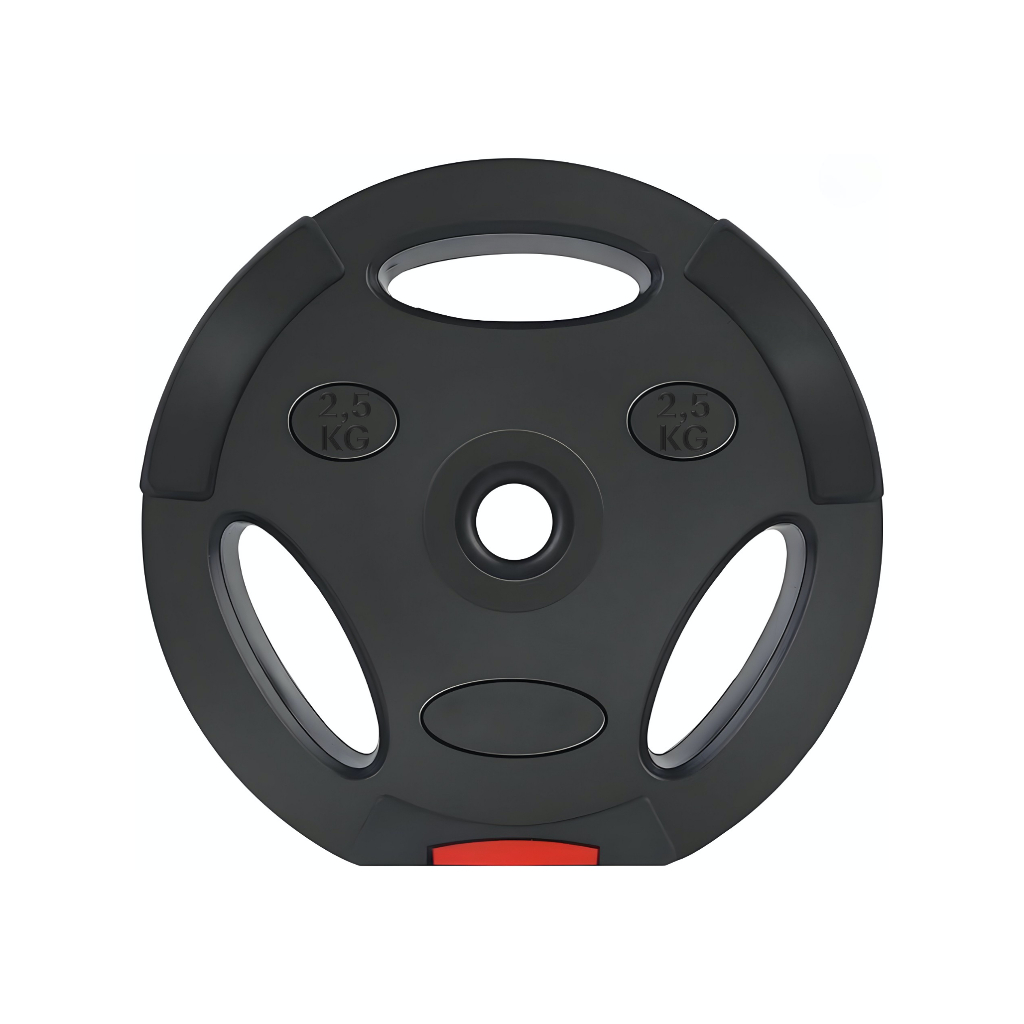 Anilha 2.5kg Para Barra Halteres Com Pegada Vazado Academia Musculação Treino Carga JustGoFit em Oferta na Shopee